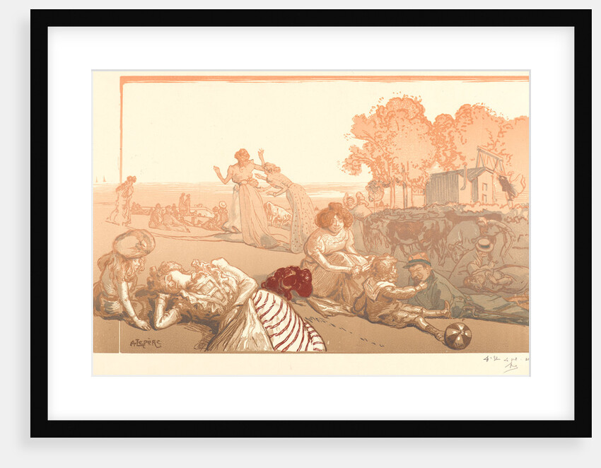 Bucolique Moderne, 1901 by Auguste Louis Lepère