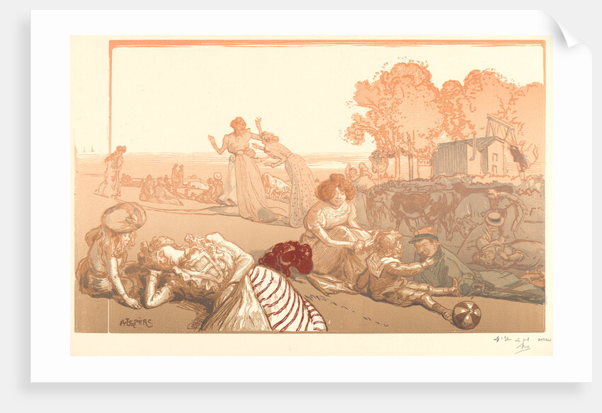 Bucolique Moderne, 1901 by Auguste Louis Lepère
