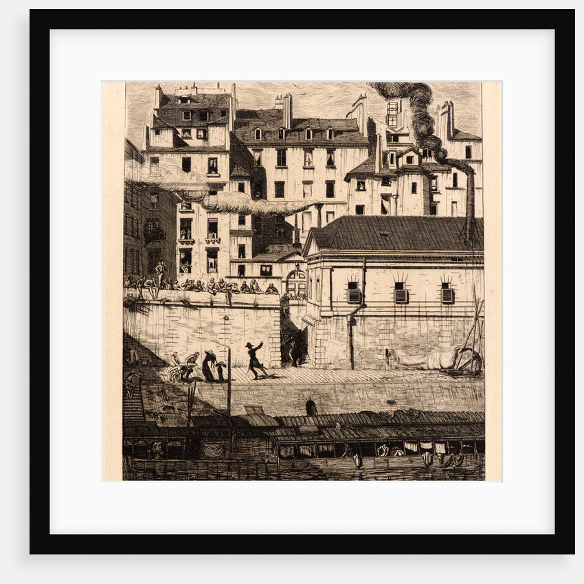 La Morgue, 1881 by Edmond Gosselin