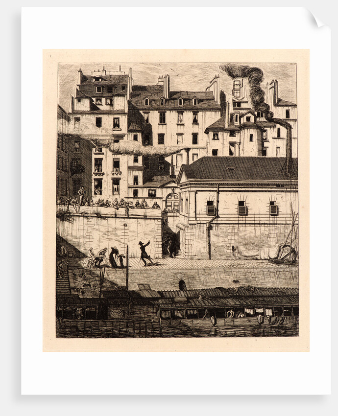 La Morgue, 1881 by Edmond Gosselin