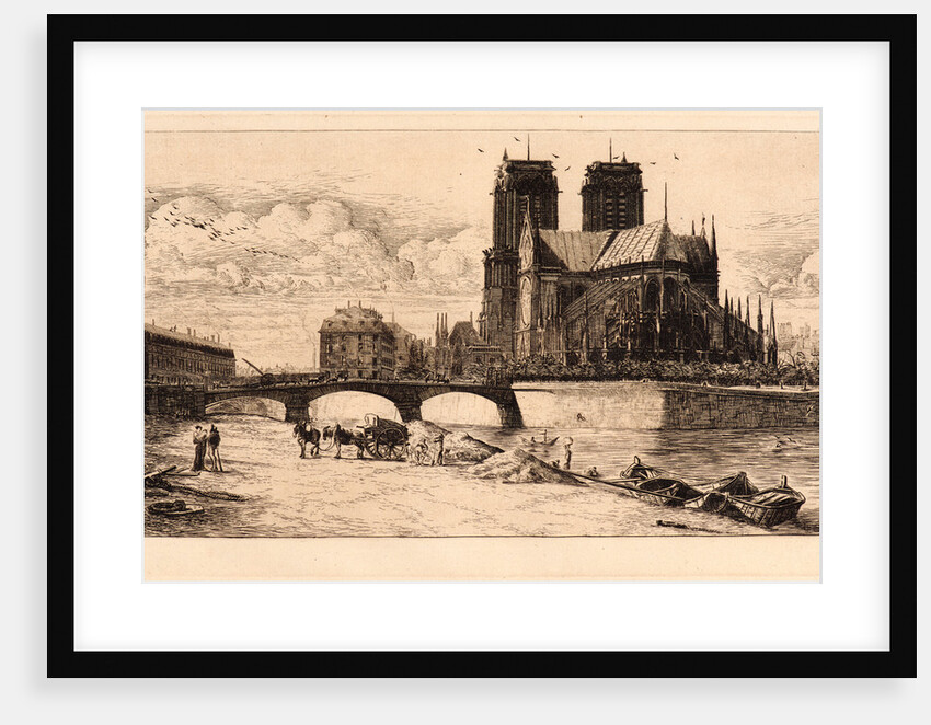 Apse of Notre Dame, 1881 by Edmond Gosselin