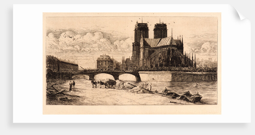 Apse of Notre Dame, 1881 by Edmond Gosselin