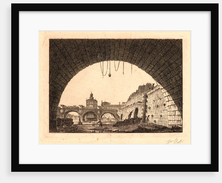Le Pont Neuf, 1881 by Edmond Gosselin
