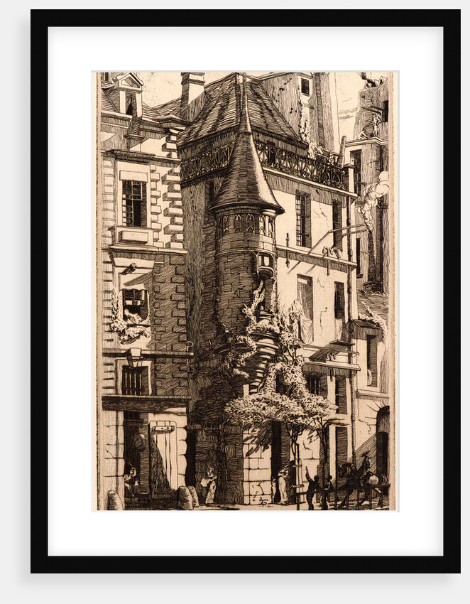 Tourelle de la Rue de la Tixeranderie, 1881 by Edmond Gosselin