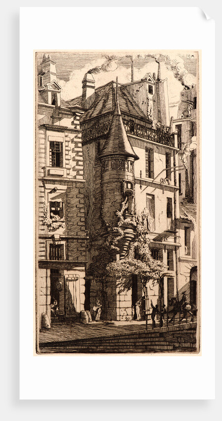 Tourelle de la Rue de la Tixeranderie, 1881 by Edmond Gosselin