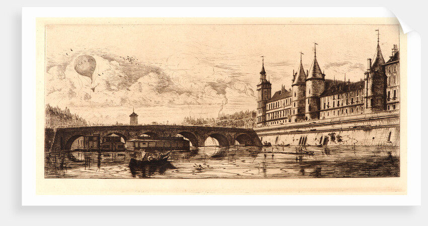 Le Pont-au-Change, 1881 by Edmond Gosselin