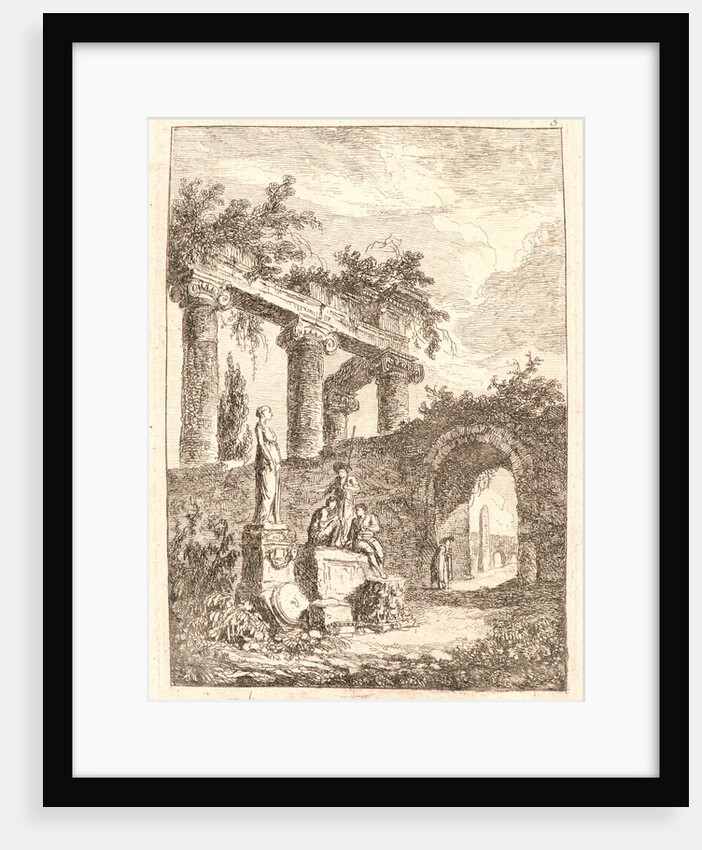 The Statue before Ruins, 1763-1764 by Hubert Robert