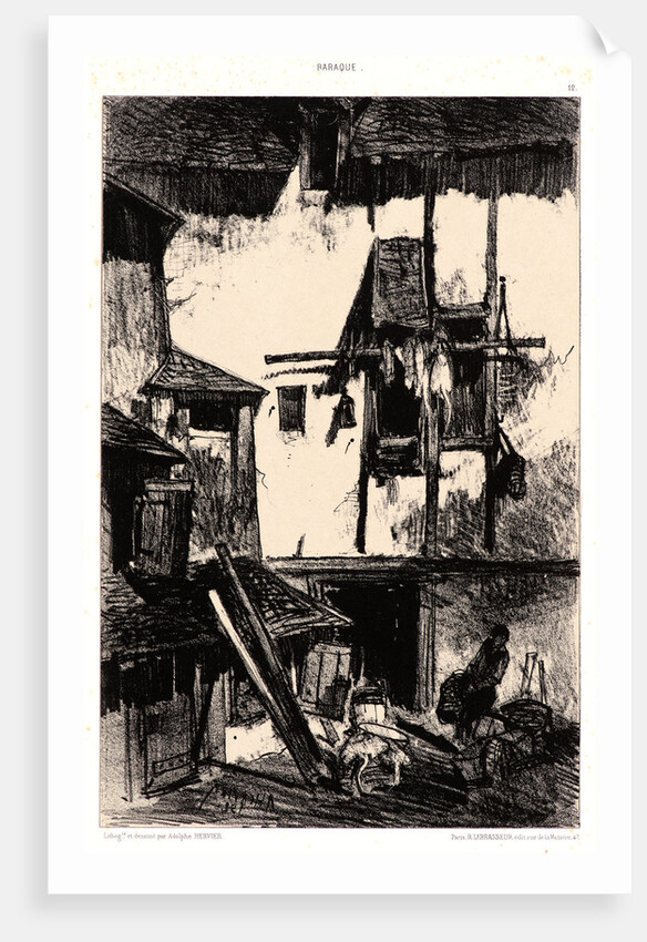 Baraque, 1852 by Louis Adolphe Hervier