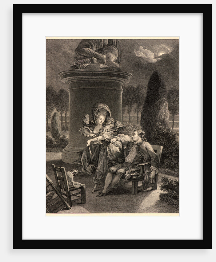 Evening in the Tuilleries Gardens (La Soirée des Tuilleries), ca. 1760-1770 by Jean Baptiste Blaise Simonet