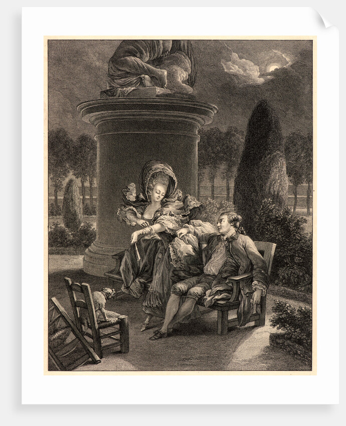 Evening in the Tuilleries Gardens (La Soirée des Tuilleries), ca. 1760-1770 by Jean Baptiste Blaise Simonet