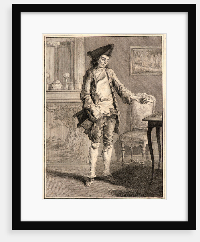 Postman Delivering a Letter, 1768 by Jean-Baptiste Tilliard