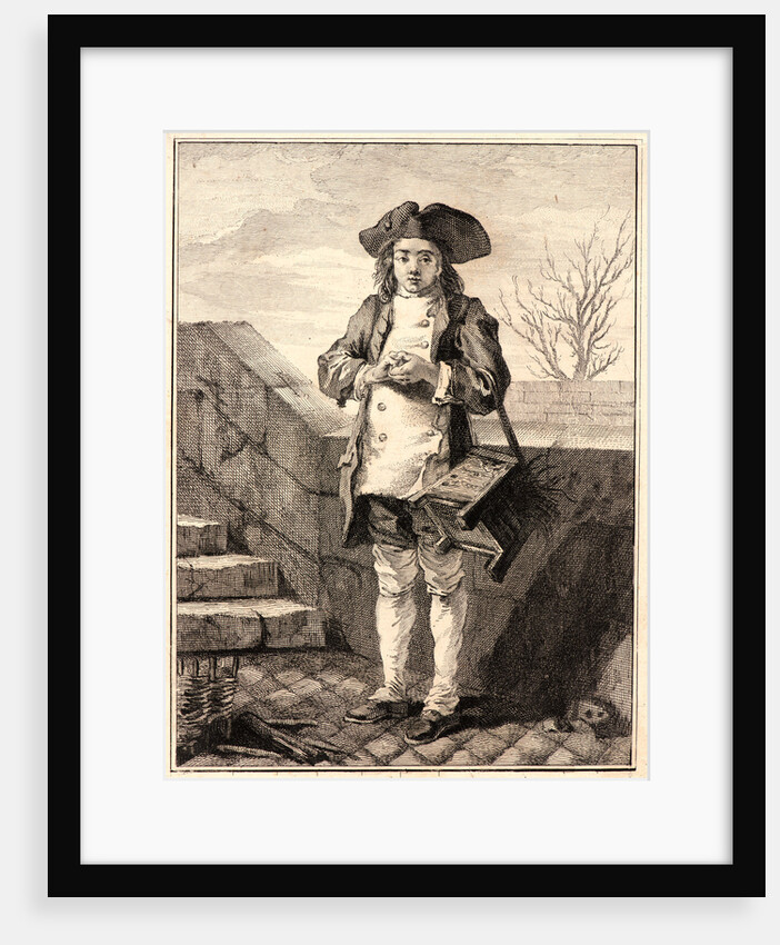 Shoe Black (by a wall), 1768 by Jean-Baptiste Tilliard