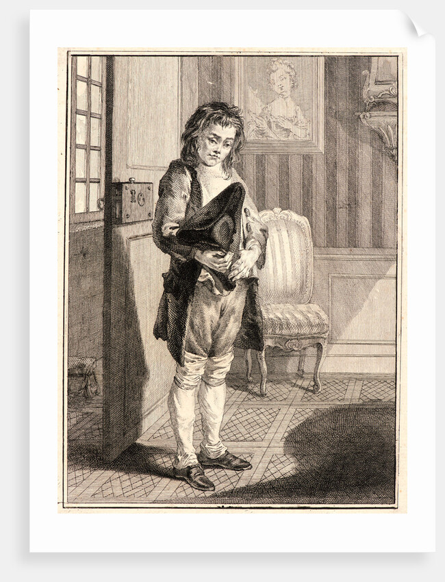 Errand Boy, 1768 by Jean-Baptiste Tilliard