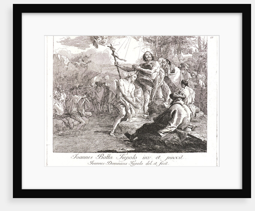 The Baptism of Christ by Giovanni Domenico Tiepolo