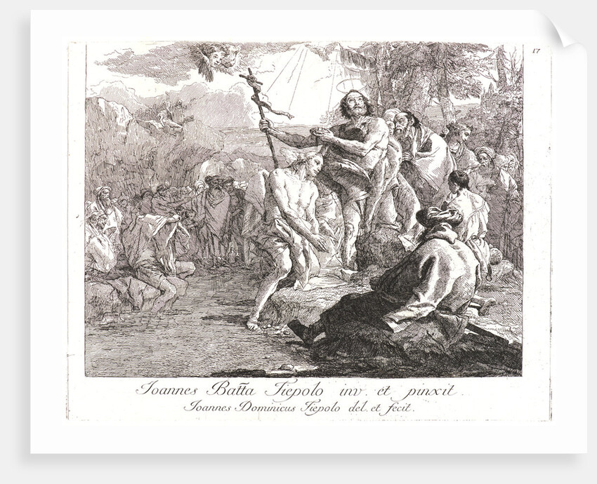 The Baptism of Christ by Giovanni Domenico Tiepolo