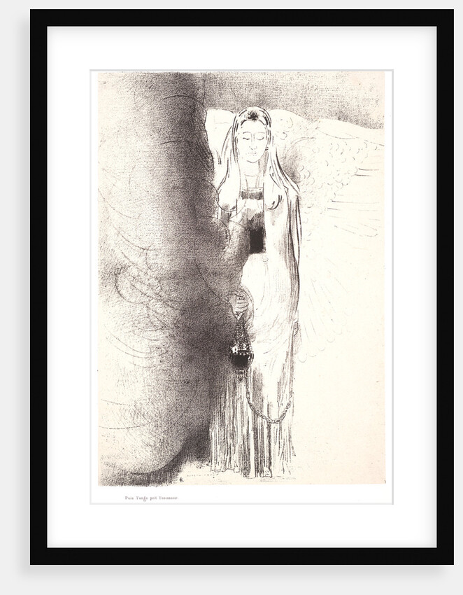 And the angel took the censer, 1899 by Odilon Redon