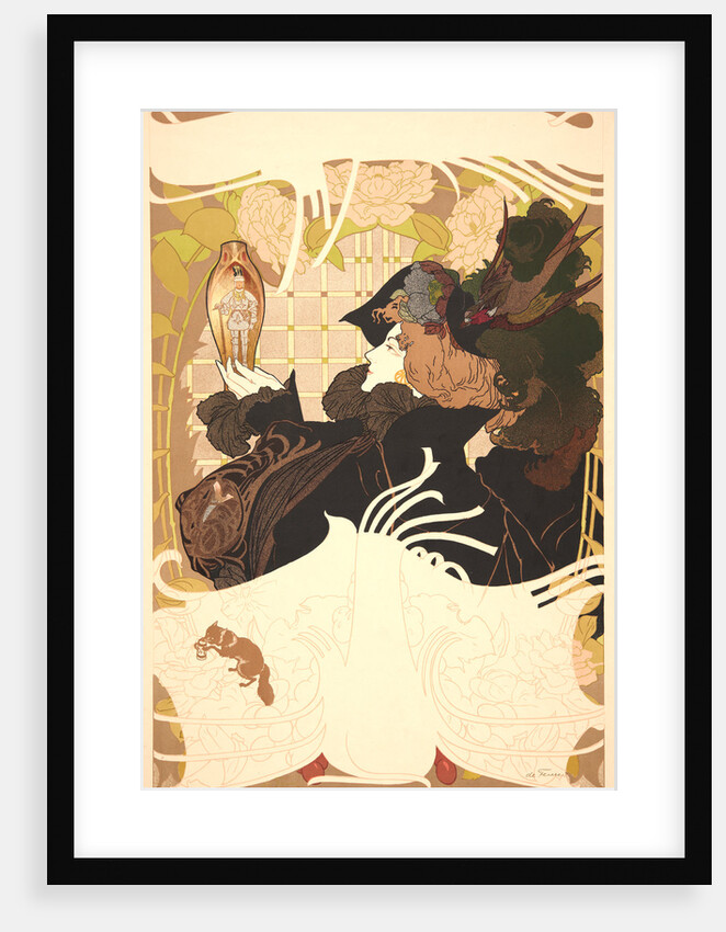 Poster (Affiche) for Journal des Ventes, ca. 1895 by Georges de Feure