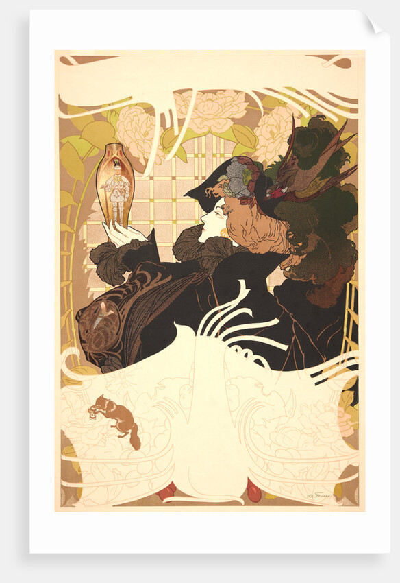 Poster (Affiche) for Journal des Ventes, ca. 1895 by Georges de Feure