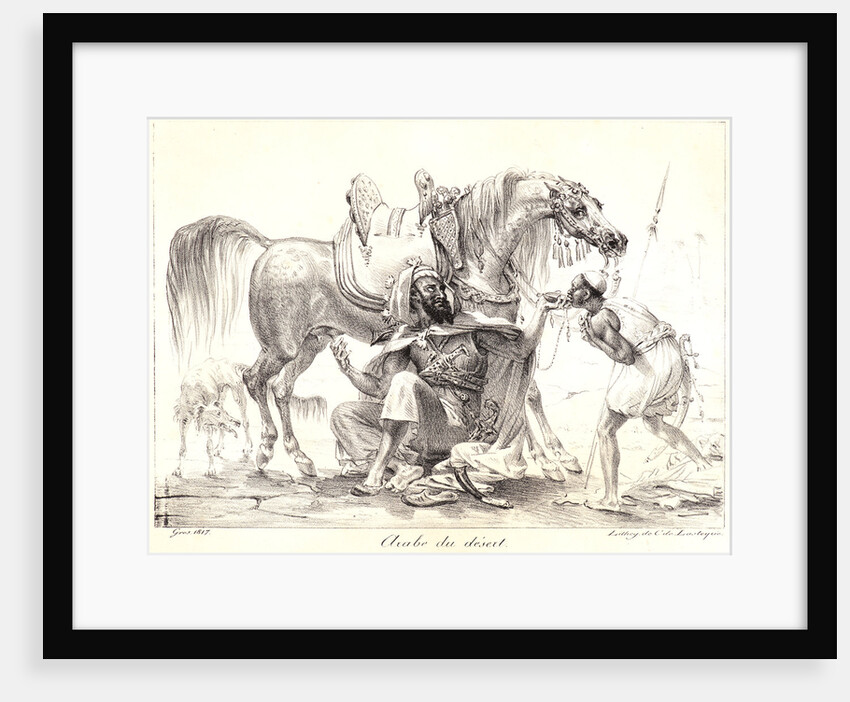 Arab of the Desert (Arabe du désert), 1817 by Antoine-Jean Gros