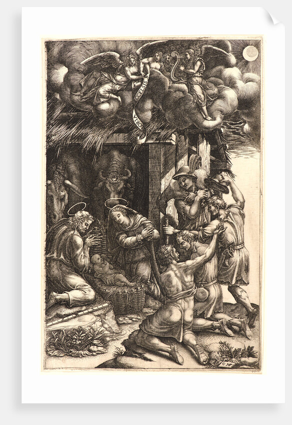 The Adoration of the Shepherds, ca. 1582 by Giorgio Ghisi