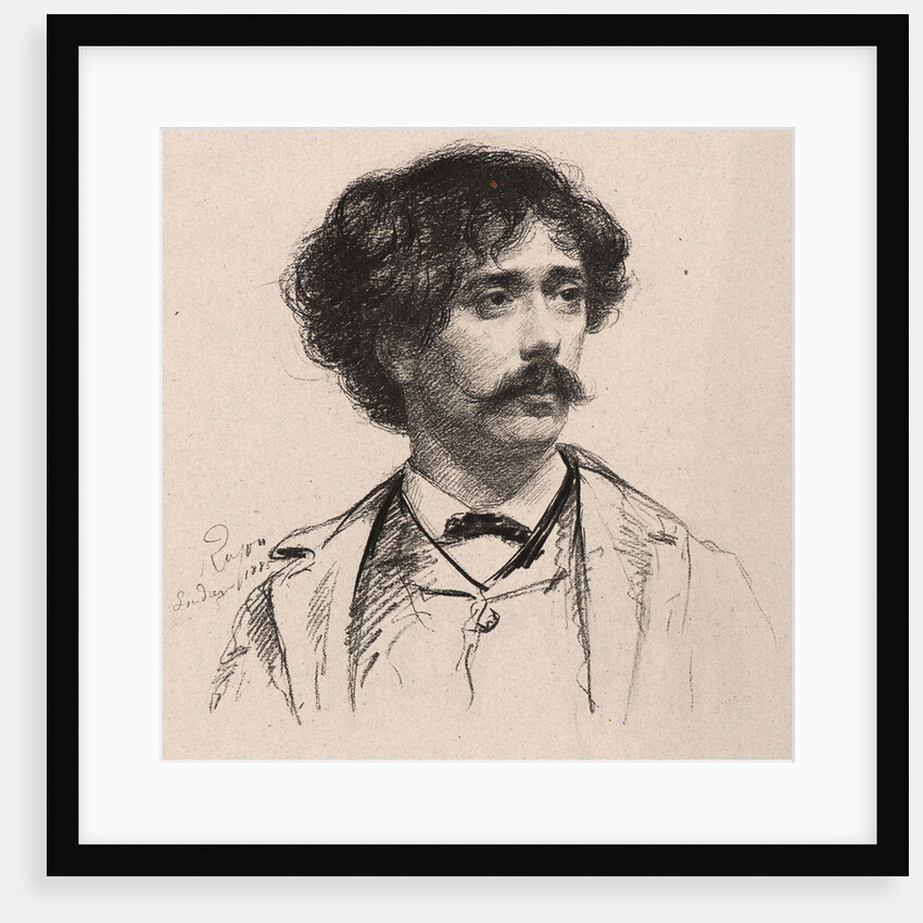 Portrait of the Spanish Composer and Violinist, Pablo de Sarasate y Navascués, 1885 by Paul-Adolphe Rajon