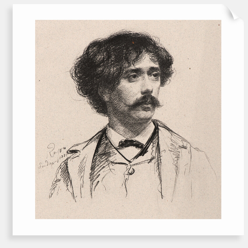 Portrait of the Spanish Composer and Violinist, Pablo de Sarasate y Navascués, 1885 by Paul-Adolphe Rajon