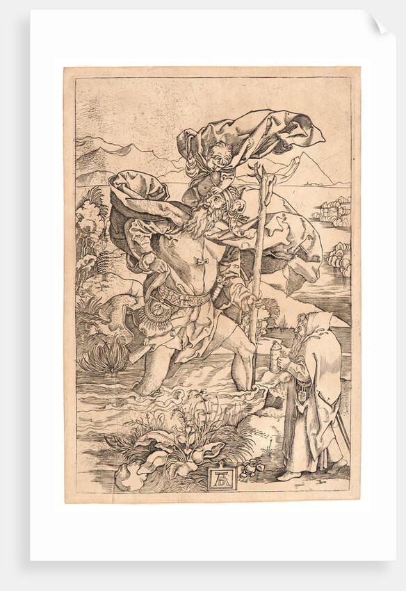 Saint Christopher, 1501-1504 by Marcantonio Raimondi