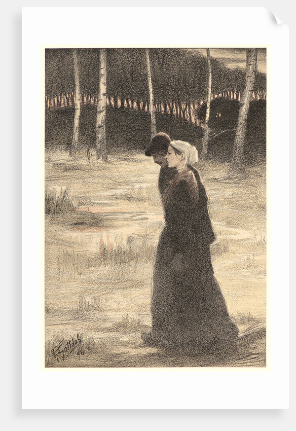 La Promise, 1898 by Fernand Louis Gottlob