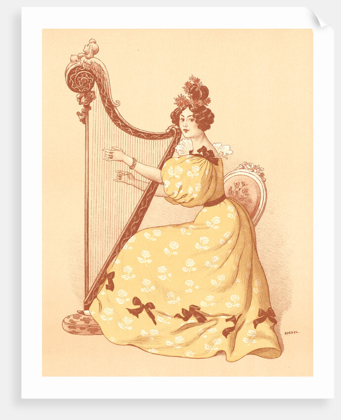 La Romance, 1898 by Roedel