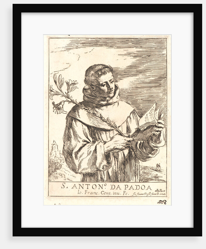 Saint Anthony of Padua, 17th century by Anonymous