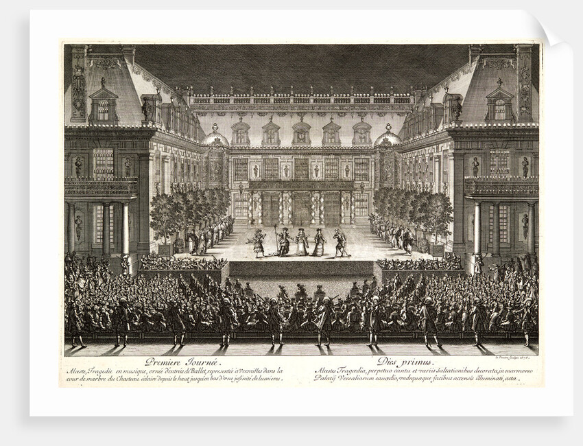 Premiere Journee from Divertissements donnes par le Roi, 1676 by Jean Le Pautre