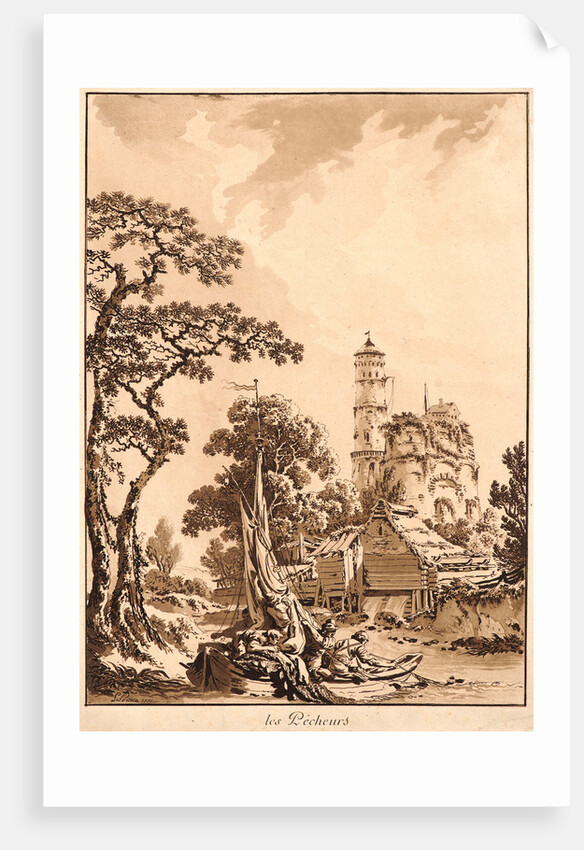 The Fishermen (Les Pêcheurs), 1771 by Jean-Baptiste Le Prince