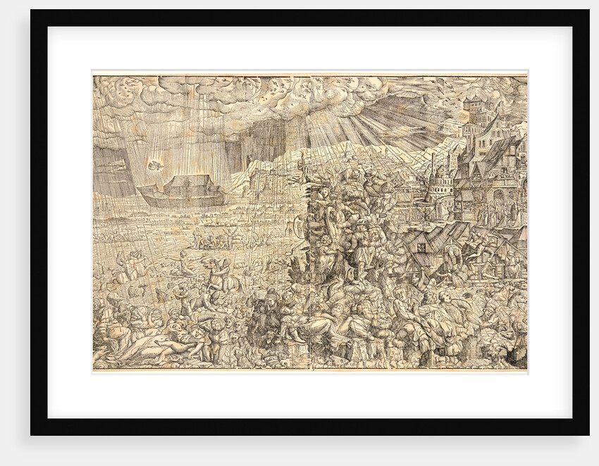 The Flood, 16th century by Melchior Lorck