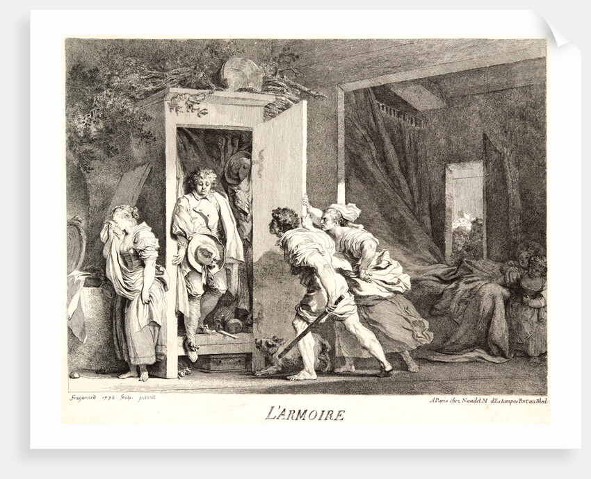 The Cupboard (L'Armoire), 1778 by Jean-Honoré Fragonard