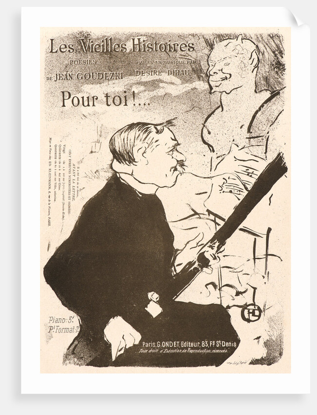 For You! (Pour Toi!), 1893 by Henri de Toulouse-Lautrec