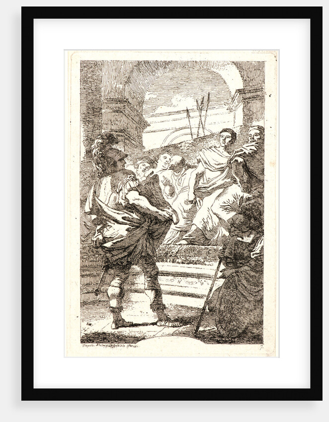 Mucius Scevola before Porsenna, ca. 1763-1764 by Jean-Honoré Fragonard