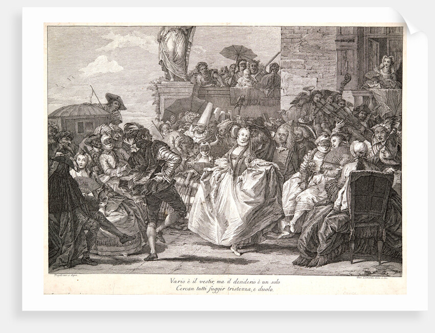 The Minuet (Il Minuetto), 1765 by Jacopo Leonardis