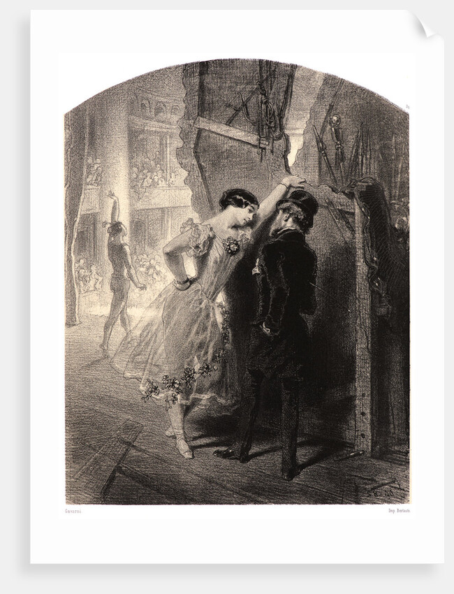 La Cantonnade, 19th century by Paul Gavarni