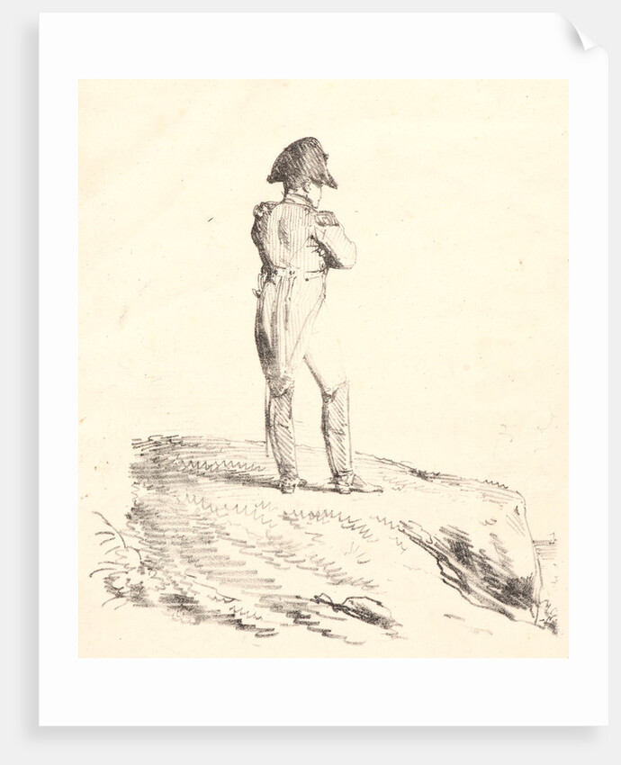 Napoléon sur un cap de l'i^le d'Elbe, 1817 by Horace Vernet