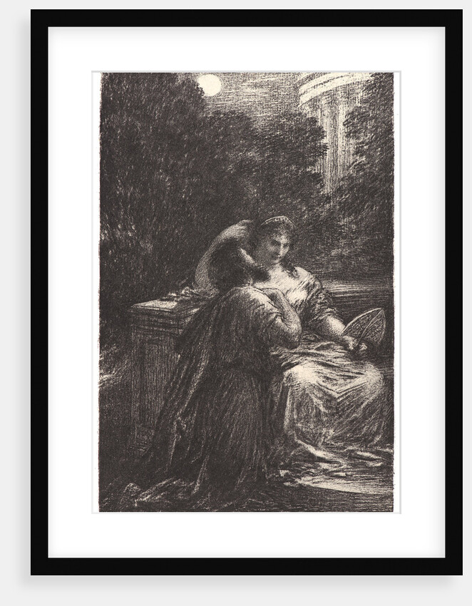 Les Troyens à Carthage: Acte III, Duo d'amour by Henri Fantin-Latour
