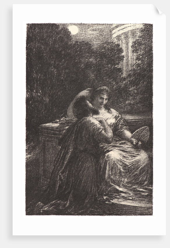 Les Troyens à Carthage: Acte III, Duo d'amour by Henri Fantin-Latour