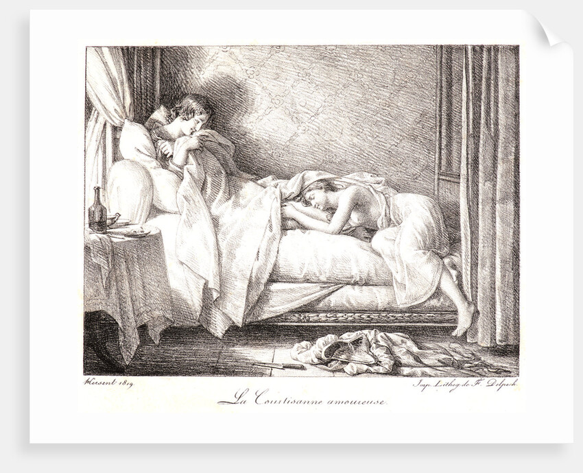 The Amorous Courtesan (La Courtisanne amoureuse), 1819 by Louis Hersent