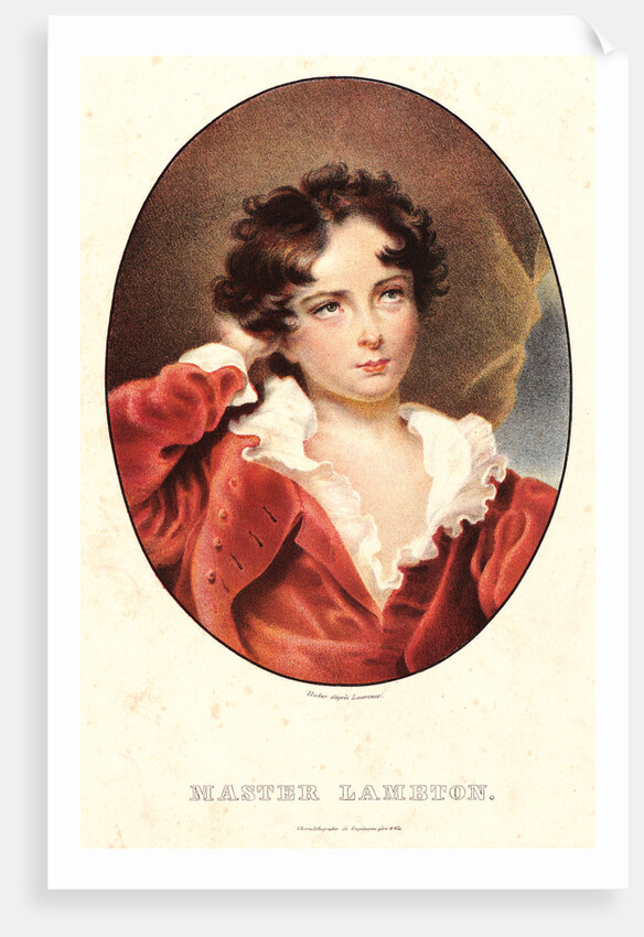Master Lambton, 1837. Five-color lithograph. Image: 370 mm x 265 mm (14.57 in. x 10.43 in.). by Godefroy Engelmann