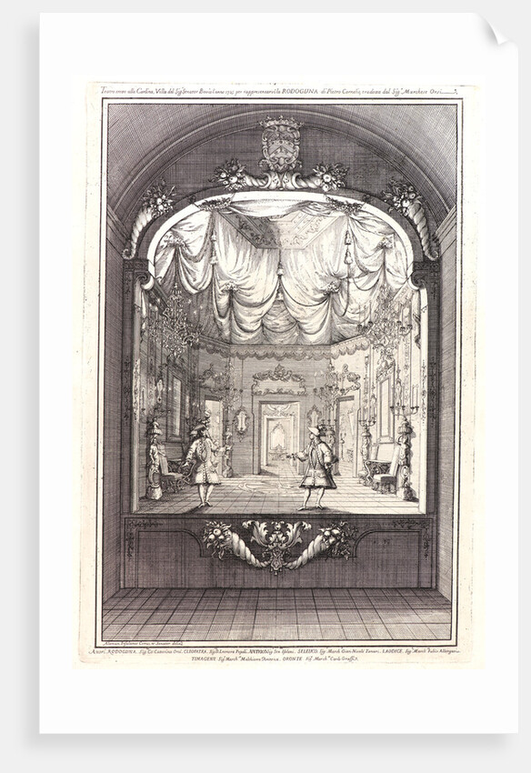 Scene from the Tragedy Rodogune by Pierre Corneille by Alamanno Lupari Isolani