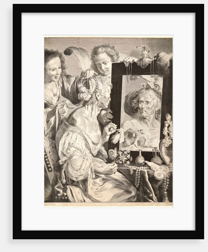 The Old Woman before the Mirror, ca. 1597-1629 by Jeremias Falck