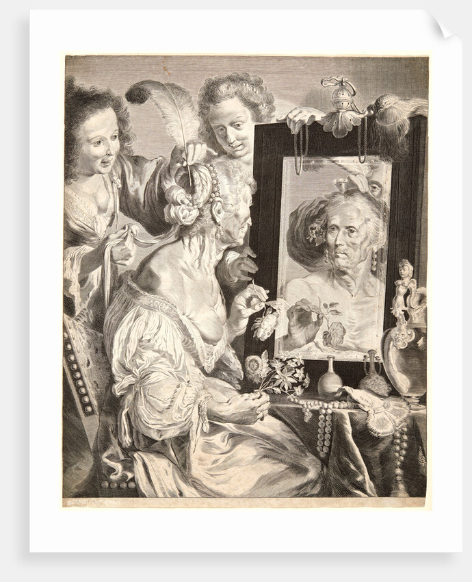 The Old Woman before the Mirror, ca. 1597-1629 by Jeremias Falck