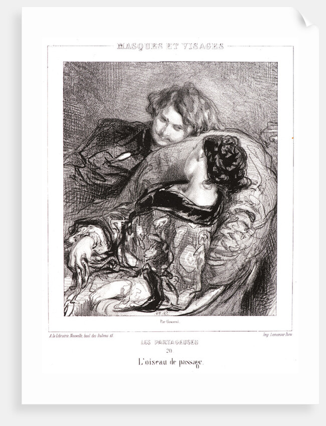 Bird of Passage by Paul Gavarni