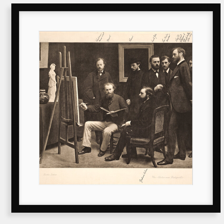 Un Atelier aux Batignolles by Henri Fantin-Latour