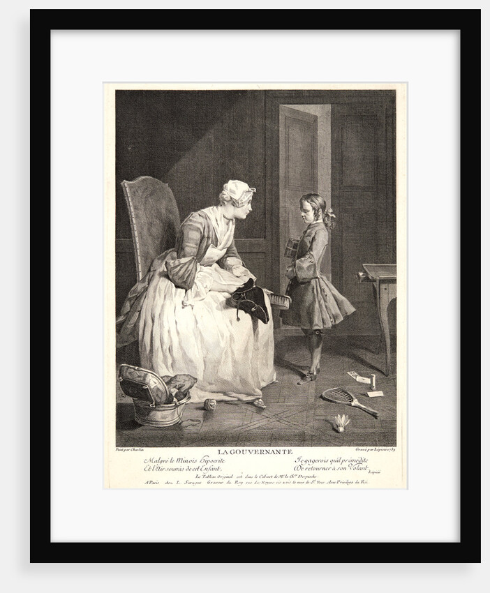 The Governess (La Governante), 1739 by Franc¸ois Bernard Lépicié