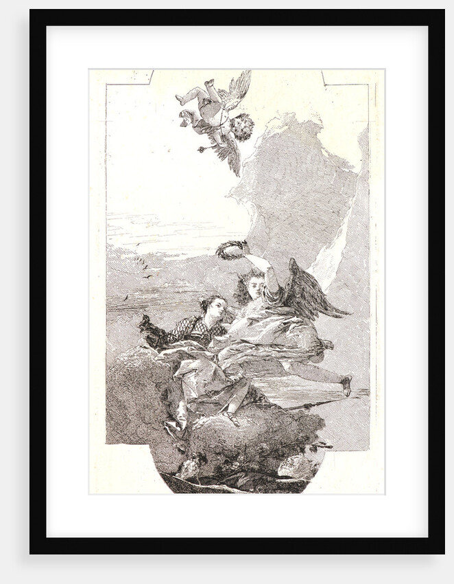 Glory Crowning Virtue by Giovanni Domenico Tiepolo
